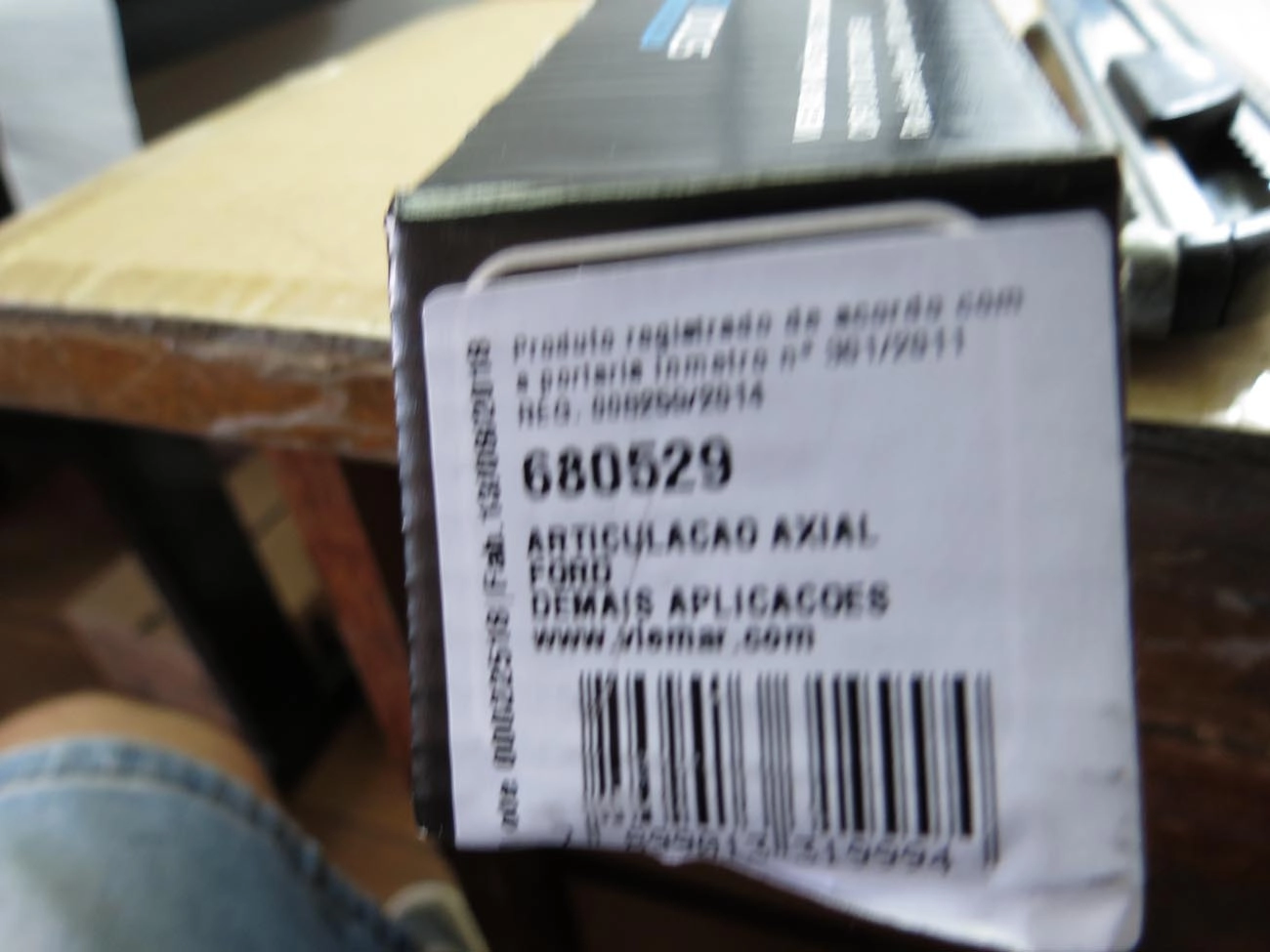 ARTICULAÇÃO/BARRA AXIAL M14X1,5 DIREÇÃO ELÉTRICA FORD NOVA ECOSPORT 13/21