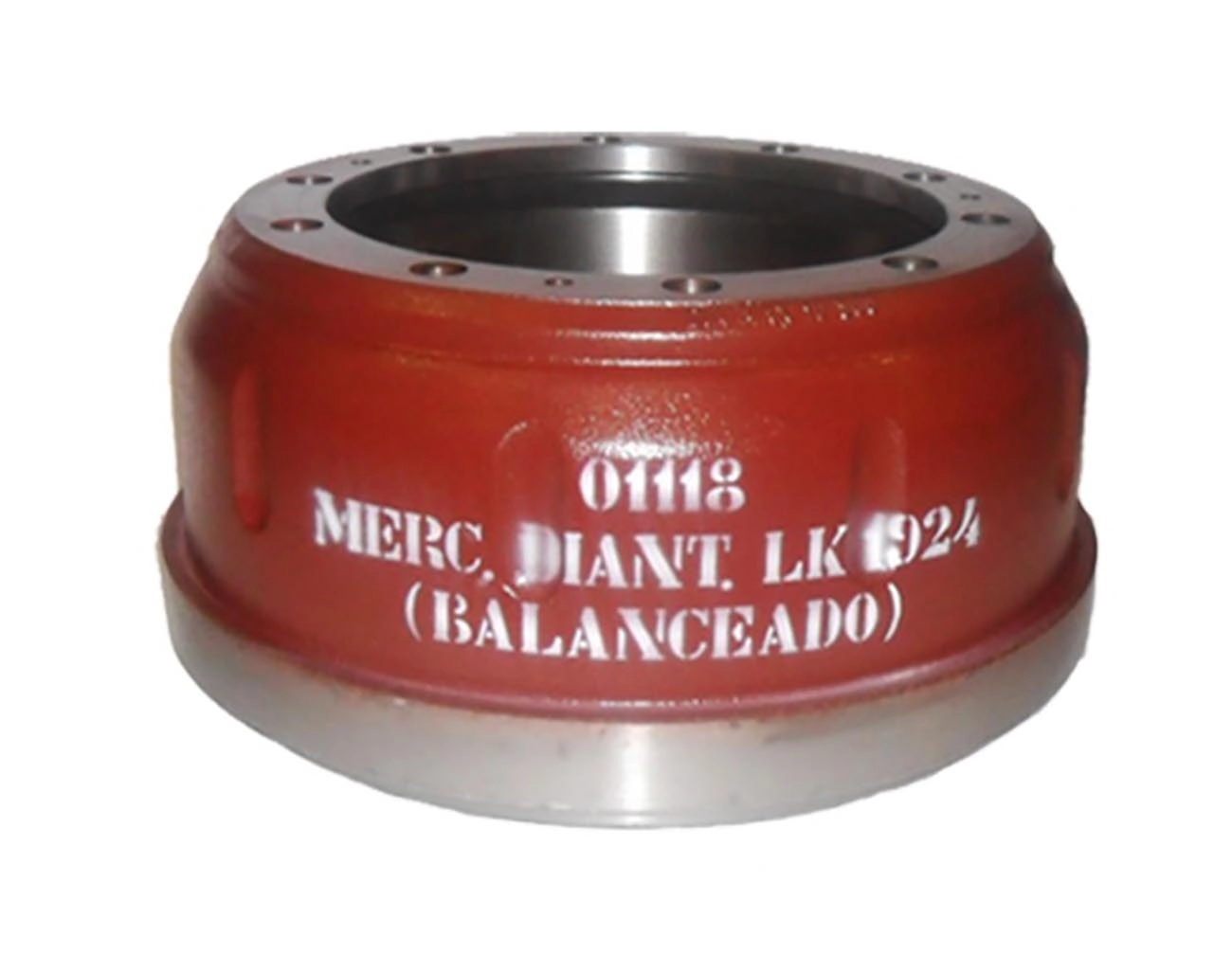 TAMBOR FREIO MB 1924/1929/1932/1933/1934/1935/1941/2628 76/ - AXOR 2540 2005/ - 10 FUROS - DIANTEIRO