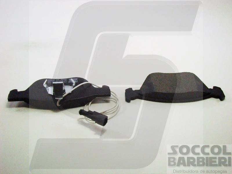 PASTILHA FREIO RODA DIANTEIRA COM ALARME FIAT MAREA/WEEKEND ELX/HLX/SX/CITY 2.0 16V/20V