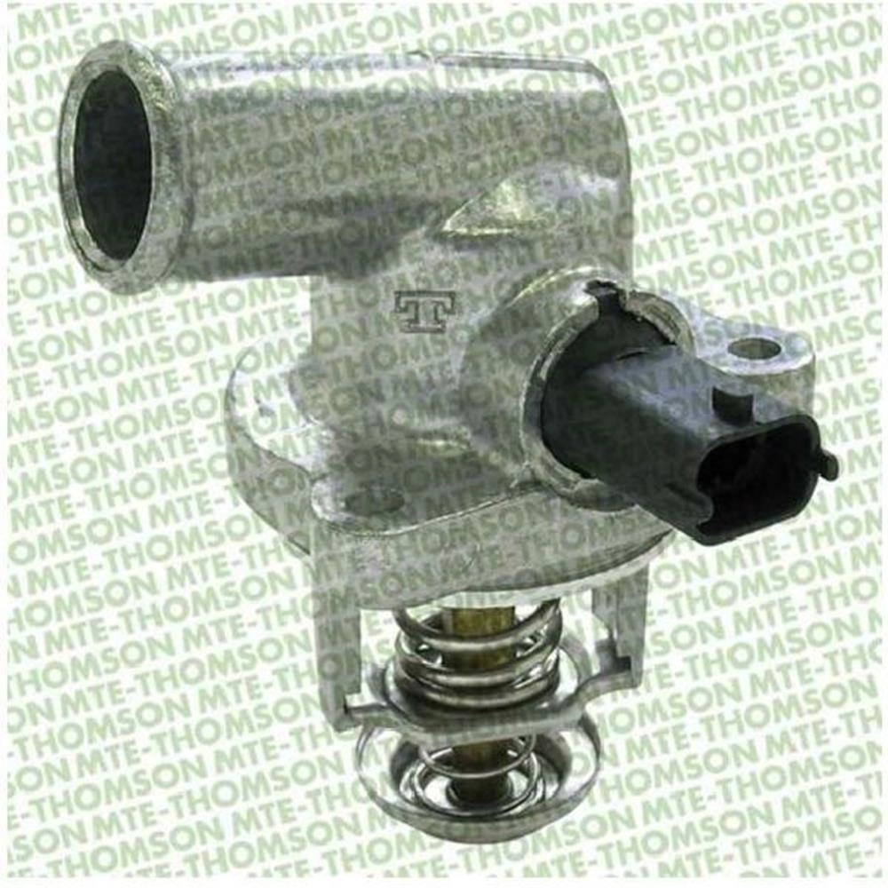 VÁLVULA TERMOSTÁTICA ELÉTRICA COM FLANGE ALUMÍNIO SENSOR MOTOR ZETEC ROCAM FLEX ALUMÍNIIO FORD FIESTA/KA/ECOSPORT 05/06