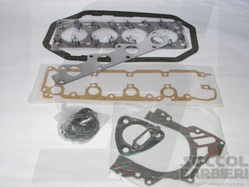 JOGO JUNTAS MOTOR SEM RETENTOR VW GOL/PARATI 1.0 8V 2002/ POWER - JUNTA CABEÇOTE DE FIBRA