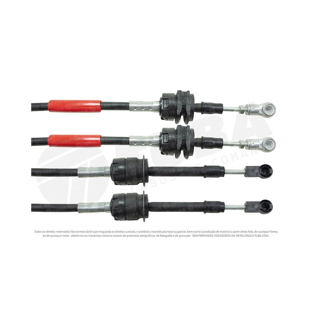 CABO CÂMBIO ENGATE/SELEÇÃO DAS MARCHAS CITROEN C3 1.4/1.6 2003/2011 - 1039MM