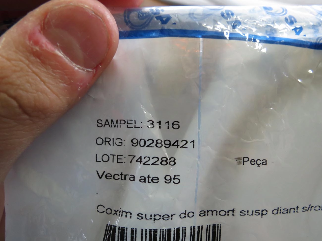 COXIM AMORTECEDOR GM VECTRA 94/96 - DIANTEIRO