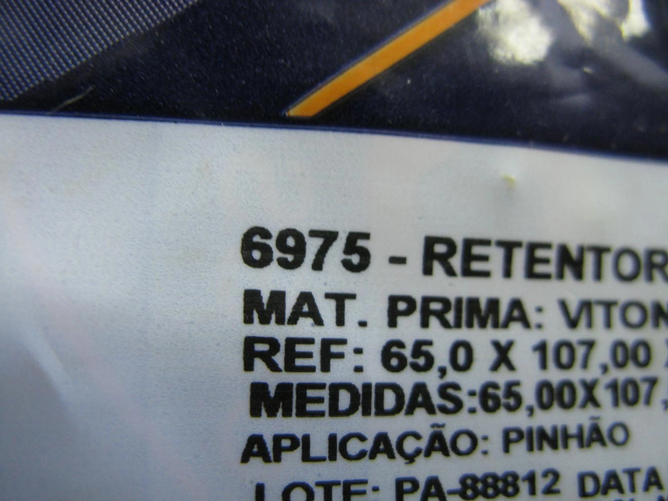 RETENTOR DIFERENCIAL MB ACCELO 715 - PINHAO - 65X107X10X16