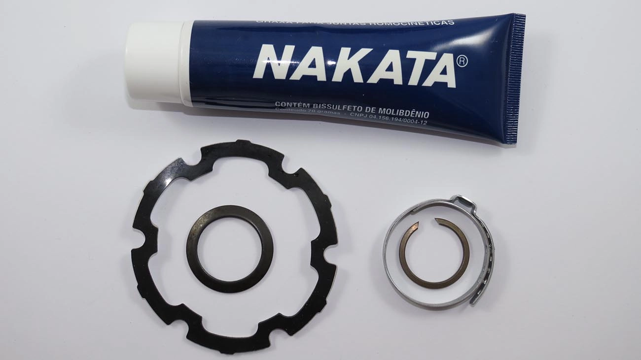 KIT REPARO HOMOCINÉTICA COM FLANGE LADO RODA/CÂMBIO VW KOMBI 98/ - COIFA 27X63X135MM