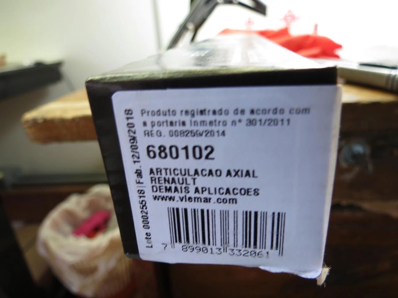 ARTICULAÇÃO/BARRA AXIAL RENAULT SCENIC/MEGANE 1999/2005 - DIREÇÃO HIDRÁULICA