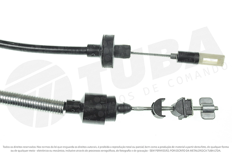 CABO EMBREAGEM VW GOL/PARATI 1.0 TURBO C/CATALISADOR NO COMP. MOTOR - GOL/PARATI SPECIAL 1.0 00/ 855