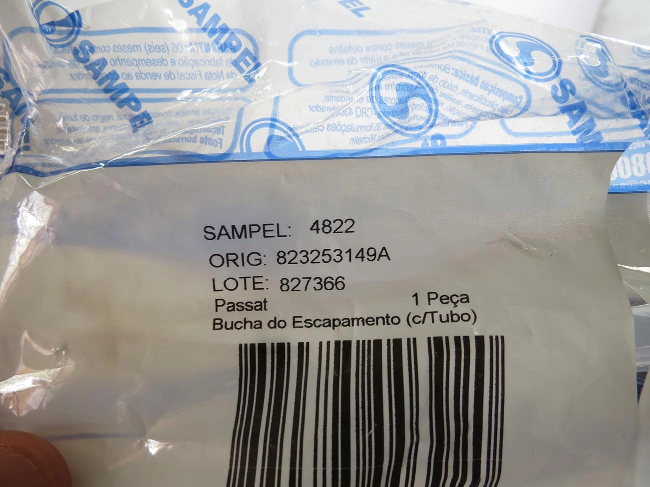 COXIM ESCAPAMENTO VW GOL/VOYAGE/PASSAT - SUPORTE DIANTEIRO