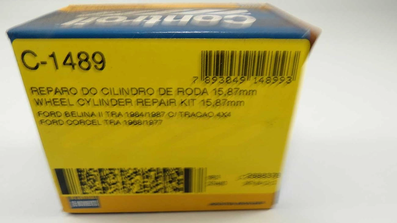 REPARO CILINDRO RODA 15.87MM FORD CORCEL 68/77 BELINA 4X4 84/87 BENDIX TRASEIRO