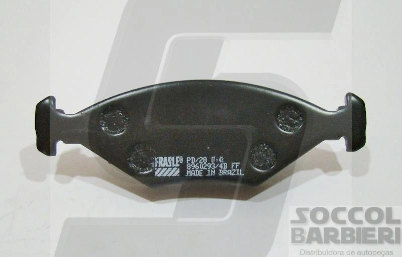 PASTILHA FREIO RODA DIANTEIRA VW GOL G1 88/94 QUANTUM 85/94 SANTANA 84/94 FORD ROYALE 92/96 VERSAILLES 91/96 DIA