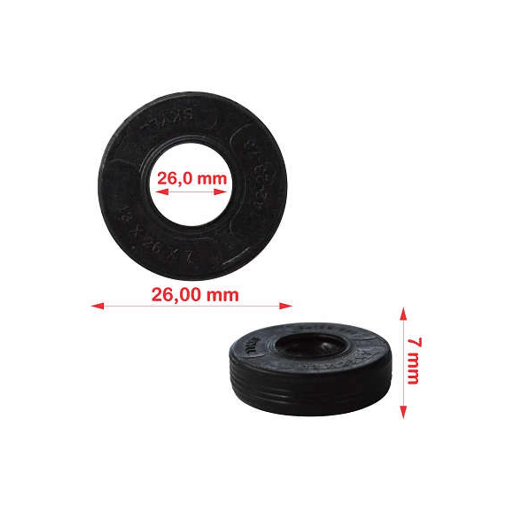 RETENTOR CÂMBIO HASTE SELETORA GM CORSA/CELTA/MONZA/KADETT/ASTRA/VECTRA/CALIBRA - 13X26X7MM