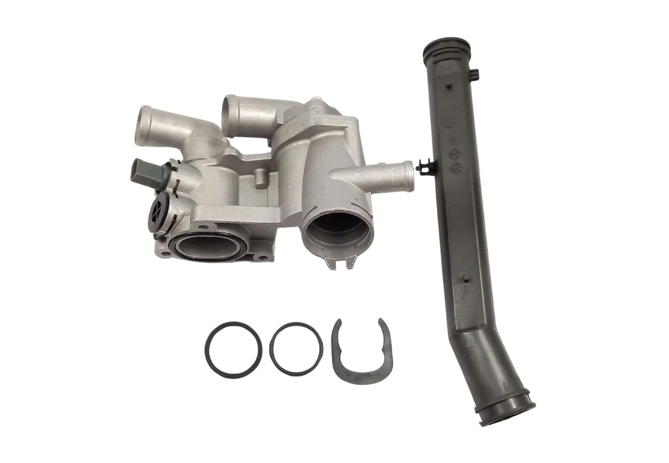 KIT CARCAÇA ALUMÍNIO COM VÁLVULA/PLUG/TUBO VW FOX 03/08 GOL/PARATI/SAVEIRO 02/ KOMBI 06/ - GOLF 99