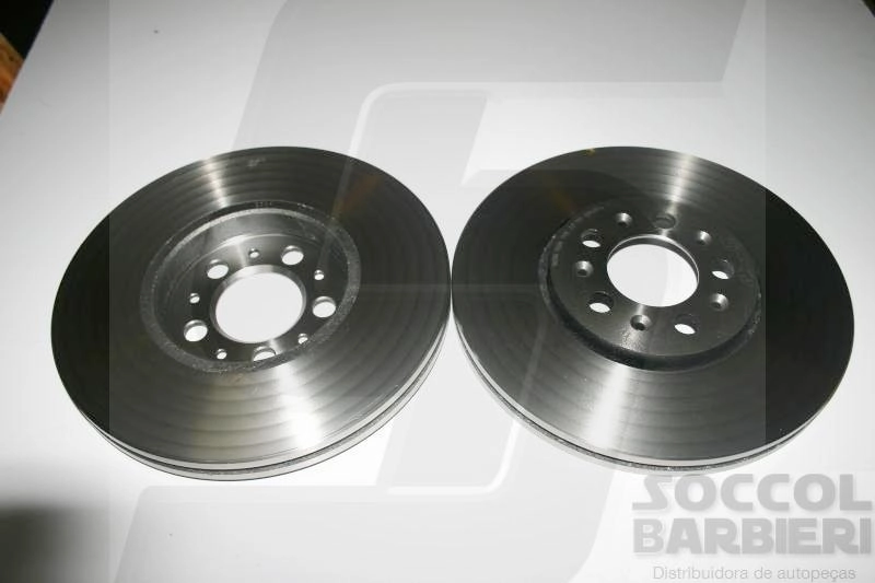 DISCO FREIO DIANTEIRO VENTILADO 288MM 5 FUROS AUDI A3 1.8 20V TURBO 96/ VW GOLF 99/09