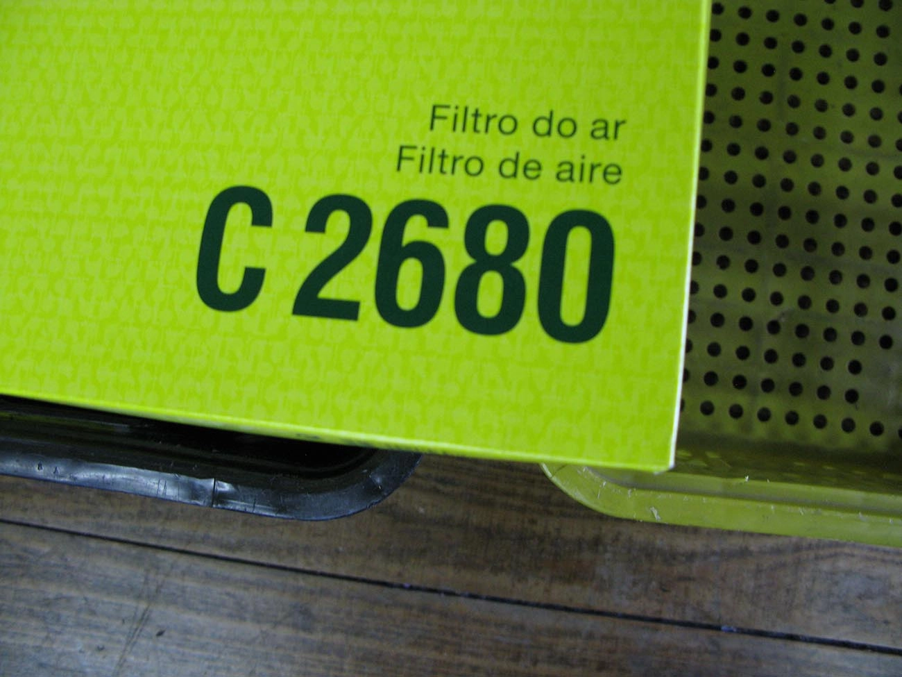 FILTRO AR RENAULT LOGAN/SANDERO 1.6 8V - 2007/