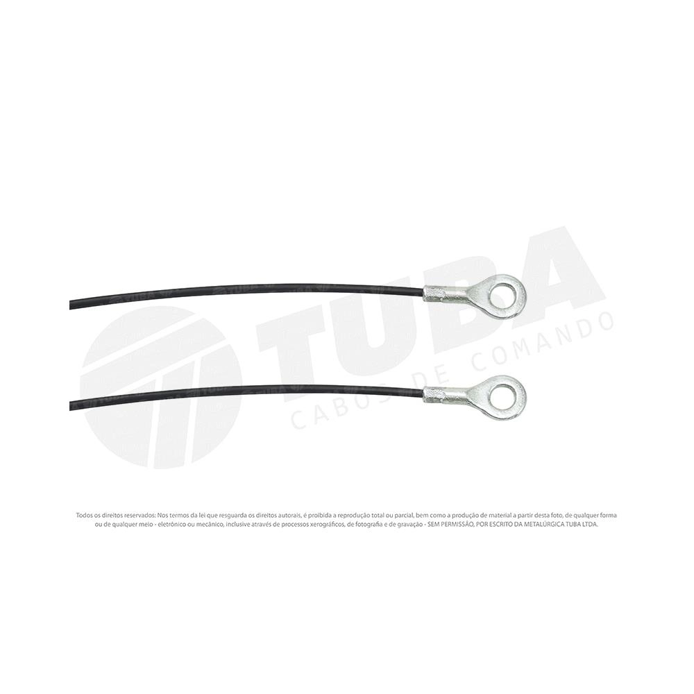 CABO TAMPA TRASEIRA - VW SAVEIRO 1997/1999 - 477MM - LIMITADOR
