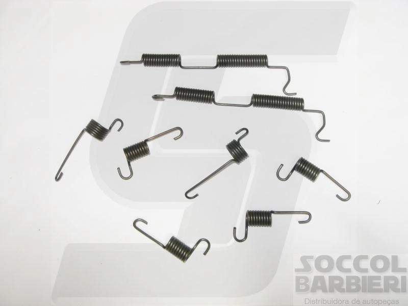 REPARO PARCIAL PATIM/MOLAS SAPATA FREIO TRASEIRA PARA UM LADO GM CHEVETTE/CHEVY DOIS LADOS