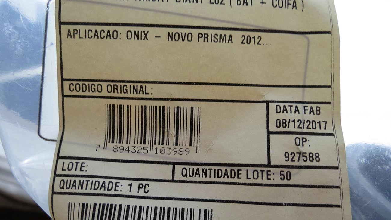 KIT AMORTECEDOR DIANTEIRO GM ONIX 12/ - NOVO PRISMA 13/ - BATENTE E COIFA PARA DOIS LADOS