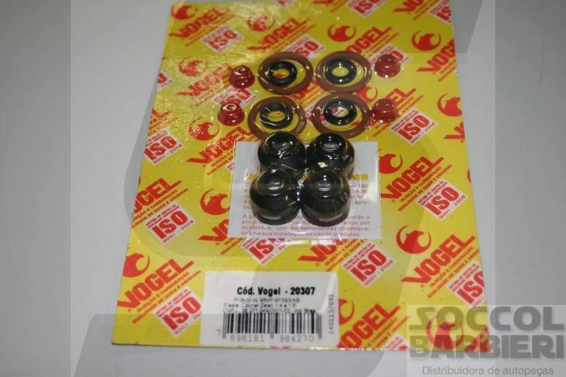 KIT FILTROS/ANEIS BICO INJETOR FORD FIESTA/COURIER 1.4/1.6