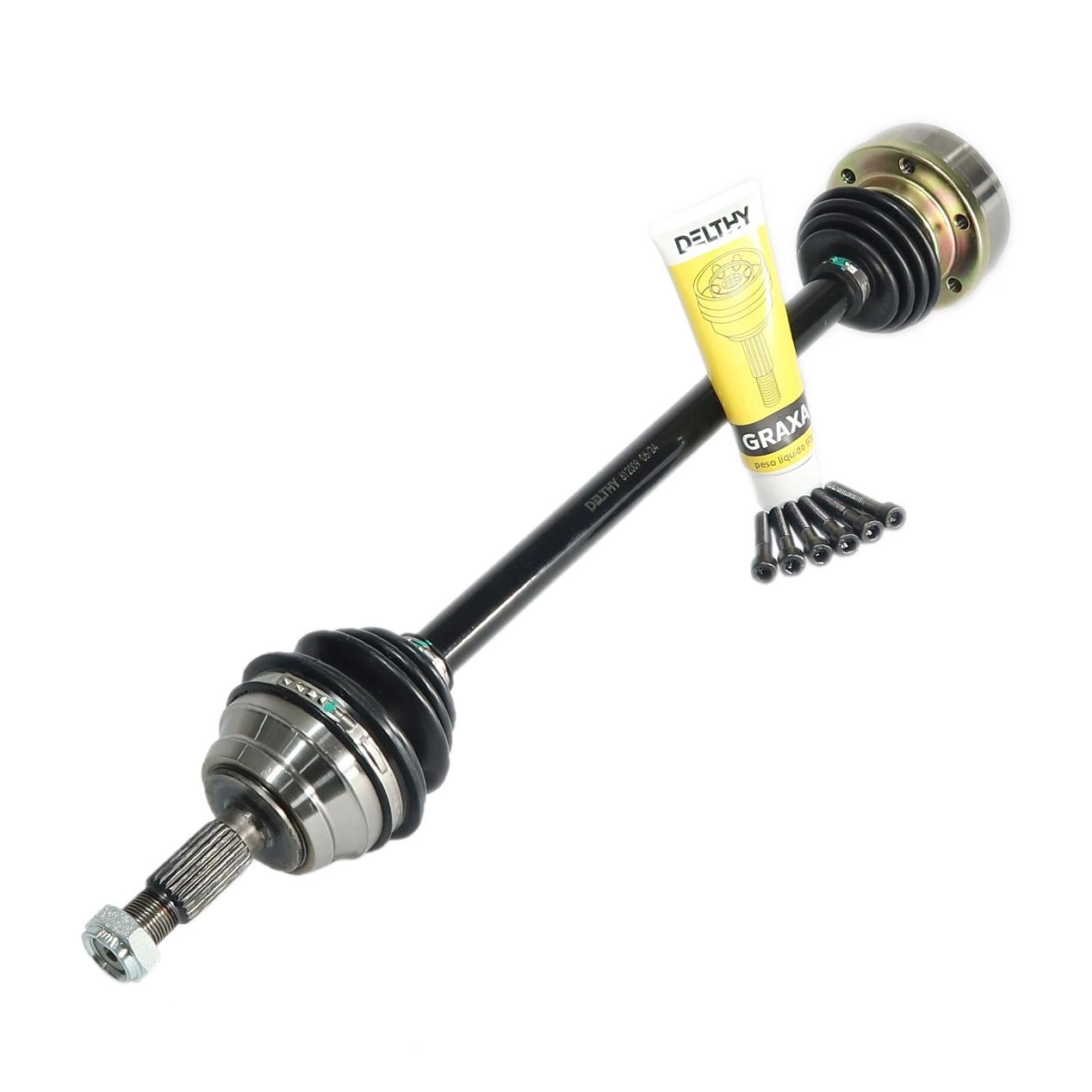 SEMI EIXO DIREITO COMPLETO SEM ABS VW GOL/PARATI 1.0 MI 8/16V 97/ - 28/22 ESTRIAS - 603MM