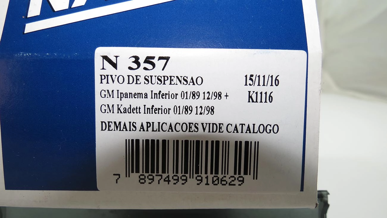 PIVÔ SUSPENSÃO DIREITO/ESQUERDO GM KADETT/IPANEMA 1989/1998 LD/LE
