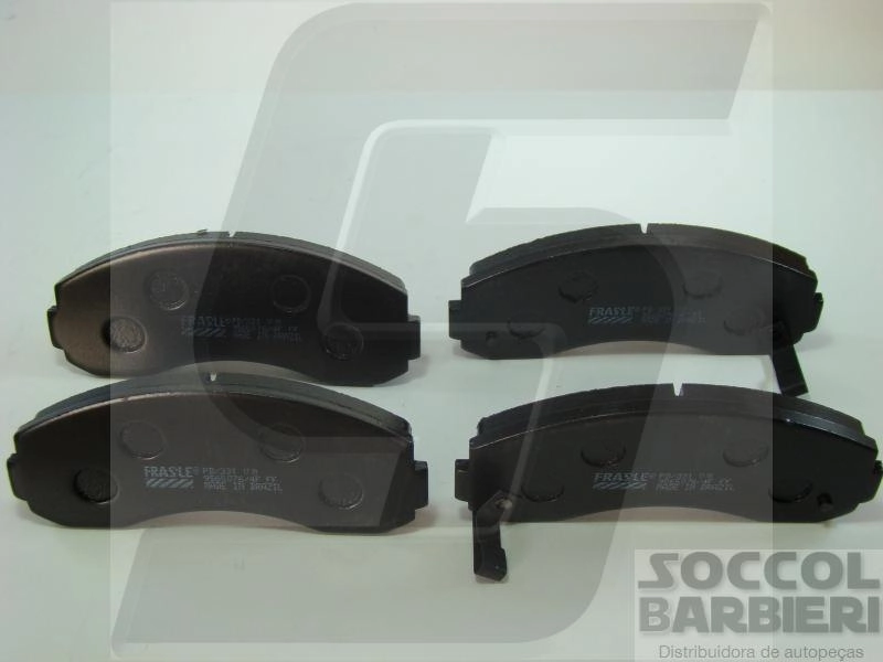 PASTILHA FREIO RODA DIANTEIRA ASIA TOPIC 93/03 KIA BESTA 2.7 92/99 BONGO 2500/2700 97/12