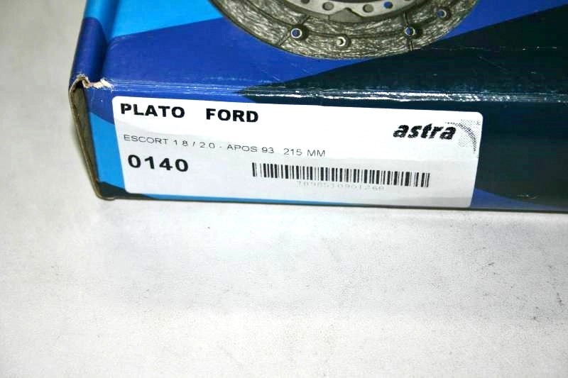 PLATO EMBREAGEM FORD ESCORT/VERONA 1.8 93/96 - 215MM