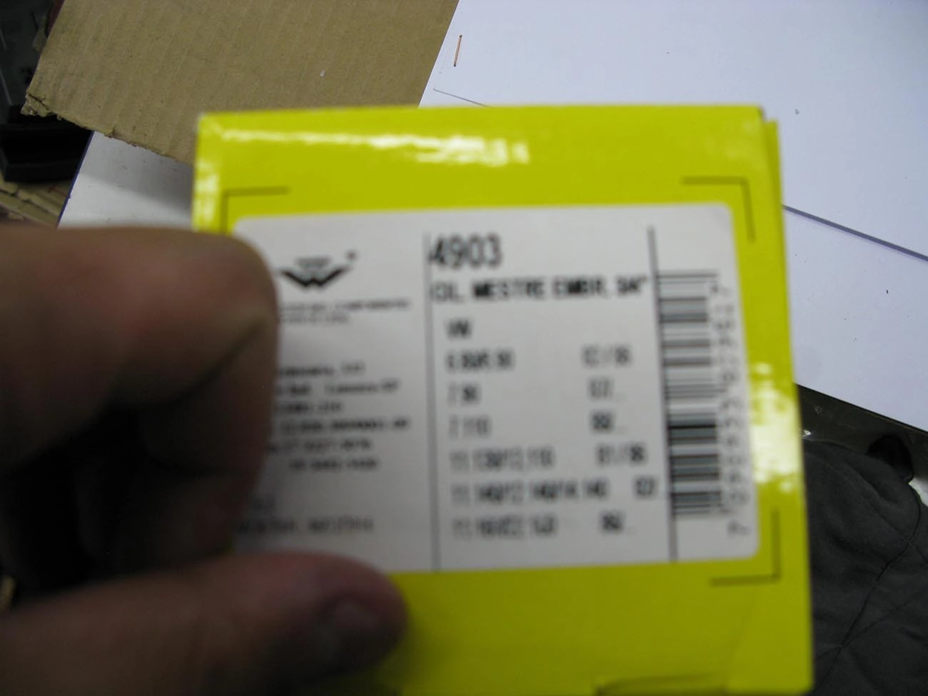CILINDRO MESTRE DE EMBREAGEM VW 6.80/6.90/7.90/7.110/11.130/11.140/12.140/13.130 - 3/4 - 19.05MM