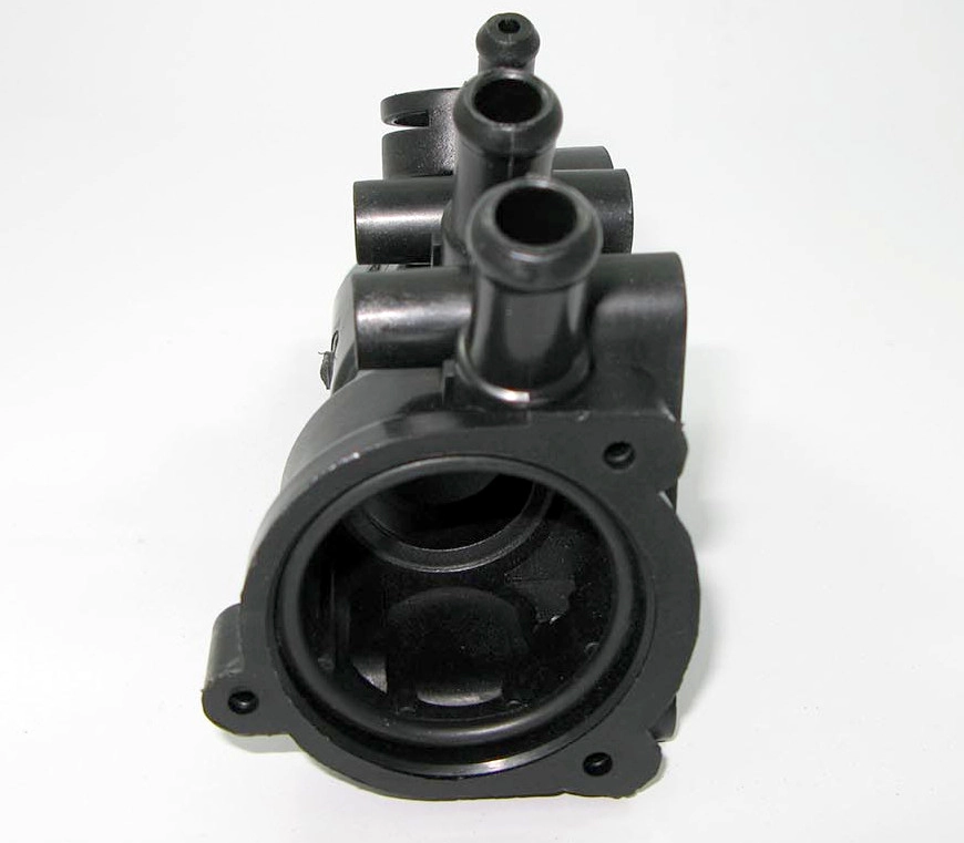 CARCAÇA/FLANGE PLÁSTICO VÁLVULA TERMOSTÁTICA CAVALETEDE DISTRIBUIÇÃO ÁGUA MOTOR ZETEC ROCAN FORD KA/FIESTA/NOVO FIESTA/COURIER 99/ FOCUS 1.6 03/