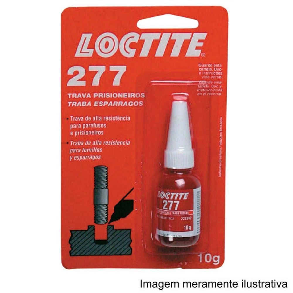 TRAVA ROSCA ALTA RESISTENCIA LOCTITE 277 10 GRAMAS