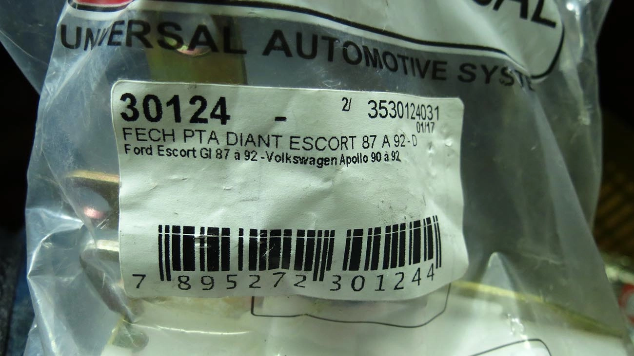 FECHADURA PORTA DIANTEIRA DIREITA FORD ESCORT/VERONA /92 - ESCORT HOBBY TODOS - VW APOLLO 90/92