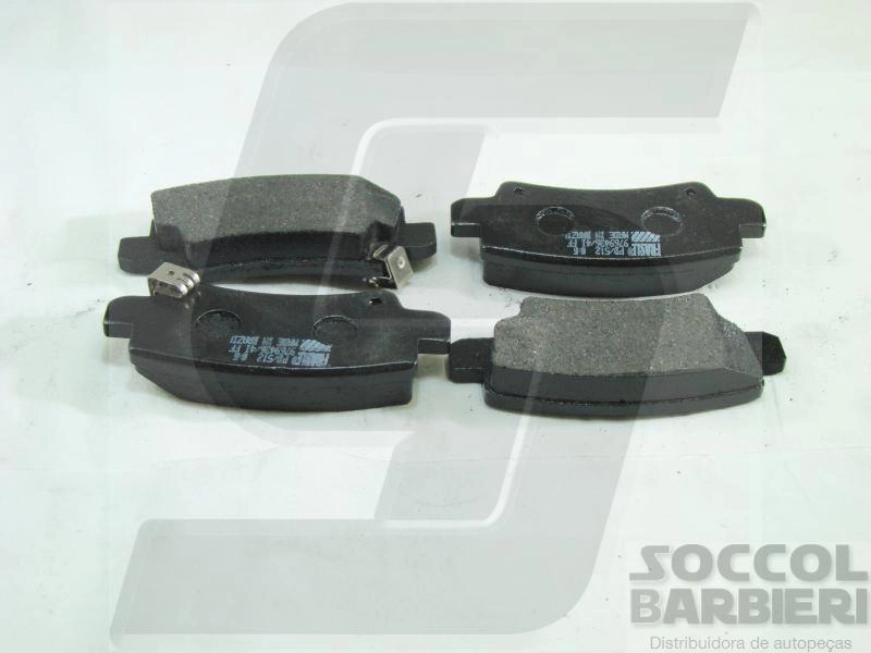 PASTILHA FREIO RODA TRASEIRA TOYOTA COROLLA XEI 2002/2008 NEW XLI 2008/2013