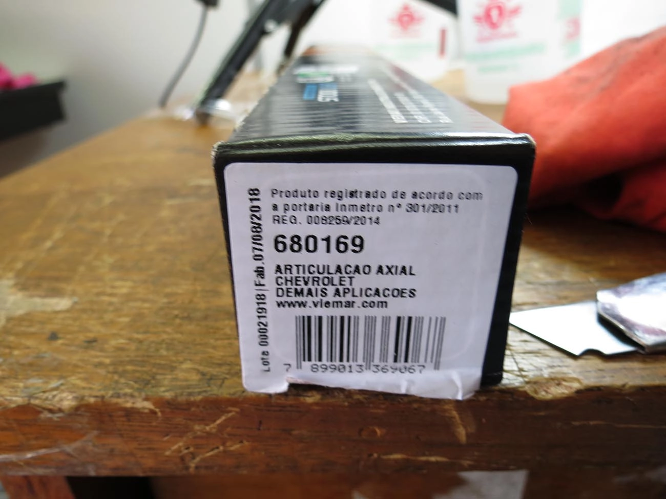 ARTICULAÇÃO/BARRA AXIAL M12X1,5 DIREÇÃO HIDRÁULICA GM CORSA/PICK-UP 94/99 - TIGRA 97/00