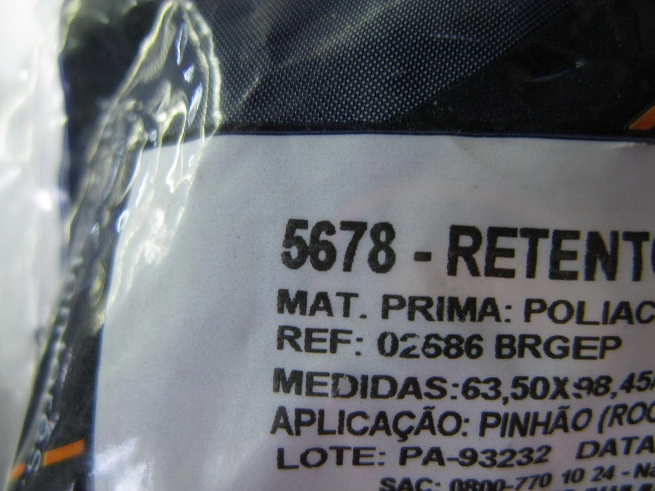 RETENTOR PINHÃO DO DIFERENCIAL FORD F-12000/14000 - VW 14.140/14.210/15.150/16.170/16.210/16.220