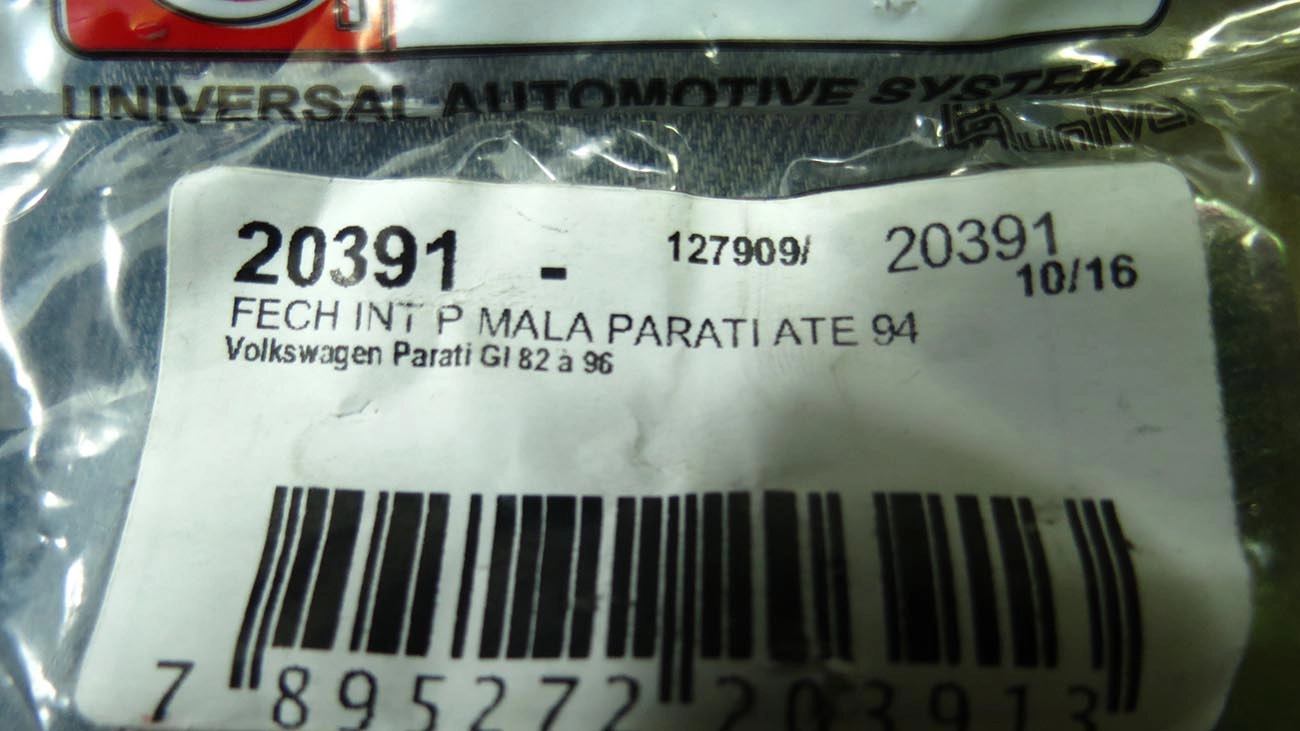 FECHADURA PORTA MALAS VW PARATI G1 1982/1996 INTERNA