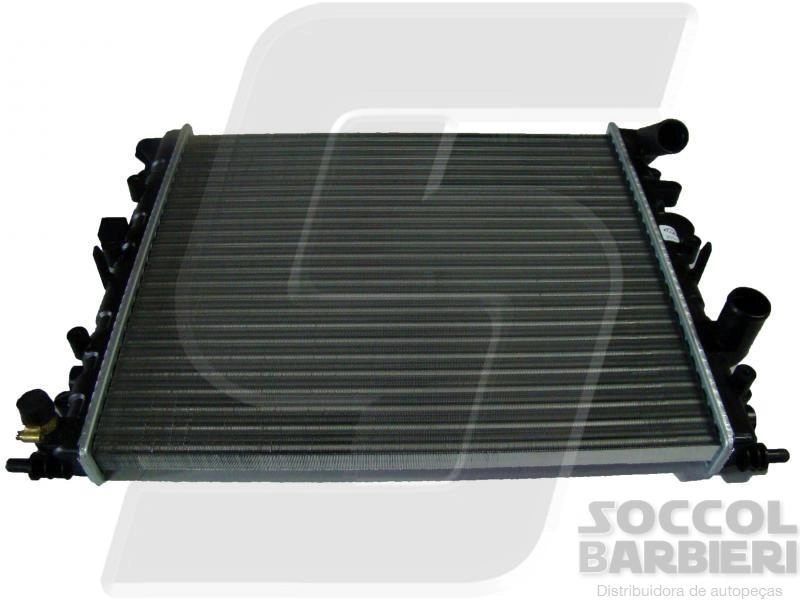 RADIADOR ÁGUA MOTOR CONSTRUÇÃO EXPANDIDO SEM AR CONDICIONADO TRANSMISSÃO MANUAL RENAULT CLIO 1.0/1.6 1999/2008
