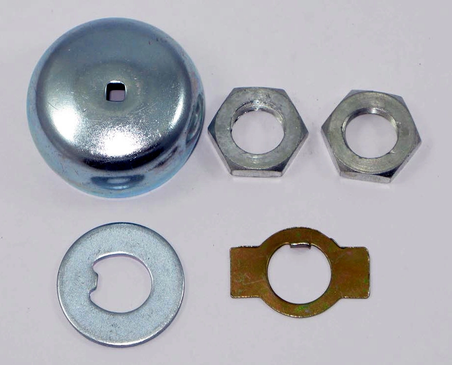 KIT CALOTA RODA DIANTEIRA ESQUERDA COM FURO VW FUSCA /74 ESQUERDO