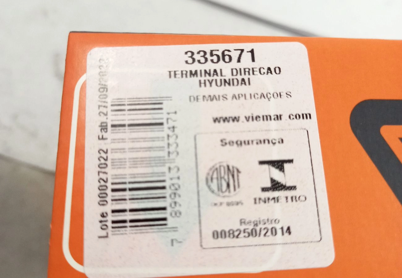 TERMINAL DIREÇÃO ESQUERDO HYUNDAI CRETA 17/23
