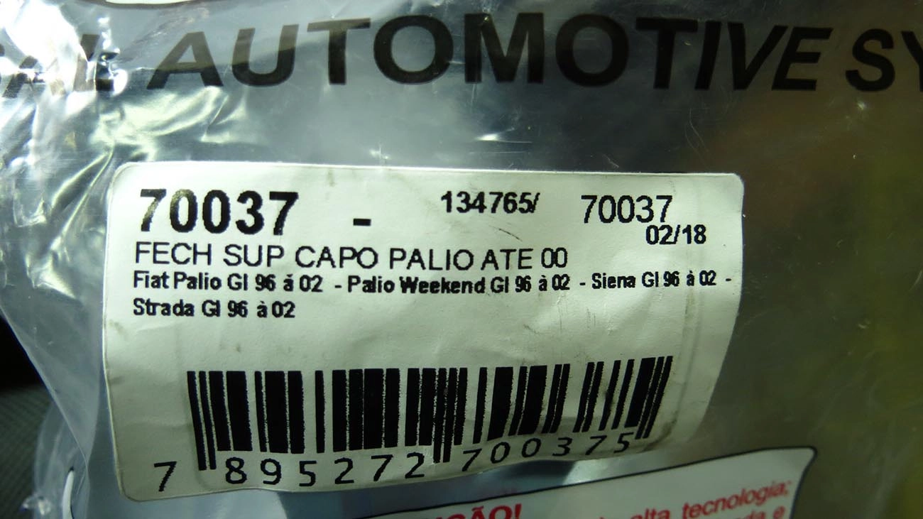 FECHADURA CAPO FIAT PALIO TODOS - /2000 - DIANTEIRO SUPERIOR