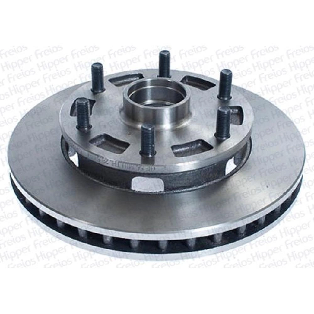 DISCO DE FREIO DIANTEIRO COM CUBO GM S-10/BLAZER 95/02.97 - VENTILADO 276MM 6 FUROS