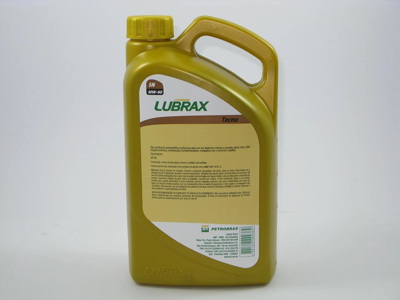 ÓLEO LUBRIFICANTE 10W40 SEMISINTÉTICO SAE 10W40
