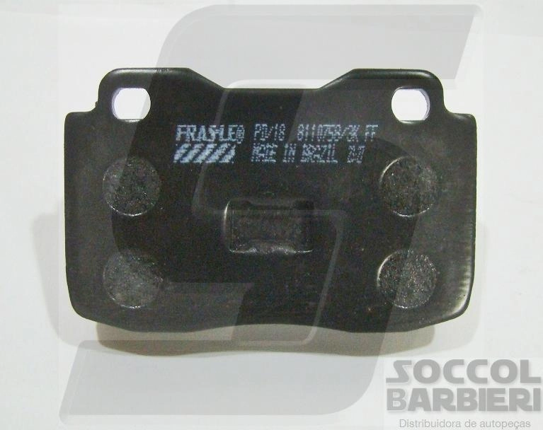 PASTILHA FREIO RODA DIANTEIRA FIAT 147 76/88 FIORINO 81/88 OGGI 77/87 FORD BELINA/CORCEL