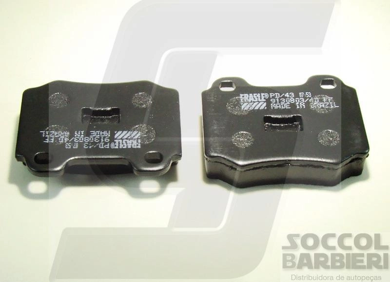PASTILHA FREIO RODA DIANTEIRA VW GOL/VOYAGE/PARATI/SAVEIRO 1.0/1.6 93/95