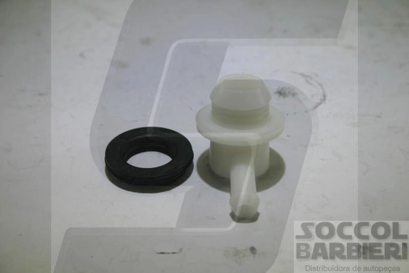 VÁLVULA RETENÇÃO VÁCUO BRANCA VALVULA SERVO FREIO FIAT 147 CHRYSLER POLARA/DART/CHARGER P/SERVO VARGA