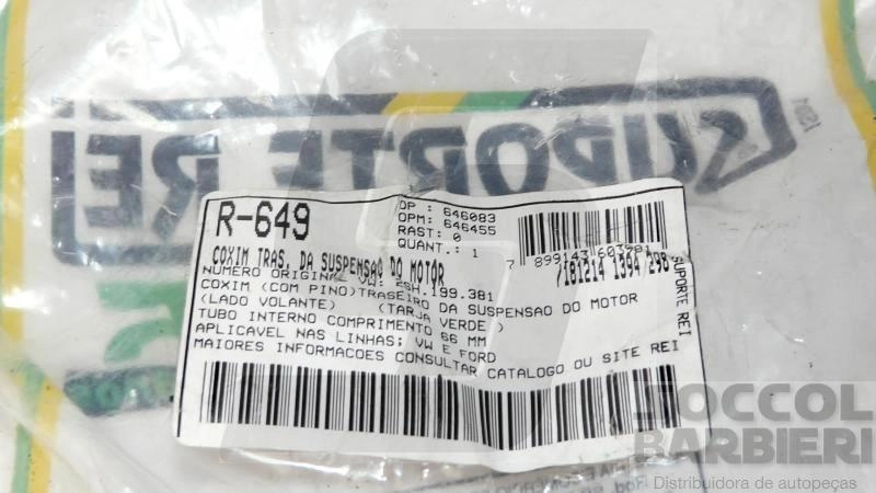 COXIM DO MOTOR VW 7.100/7.110/7.120/8.100/8.140/12.140/13.150 MWM 97/03 66MM - TRASEIRO
