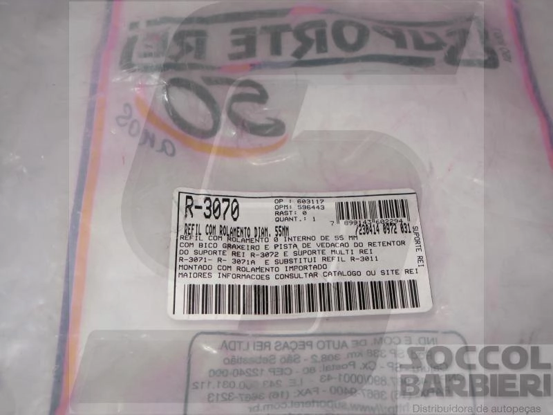 ROLAMENTO DO CARDAN MB 1318/1418/1218/1618/1519/1525/1718/2418/2219/1318 - REFIL 55MM IMPORTADO