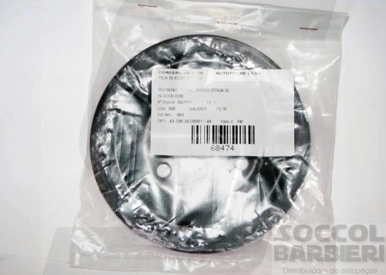 POLIA BOMBA DA AGUA VW GOL/PARATI/SAVEIRO /85 - KOMBI 81/86