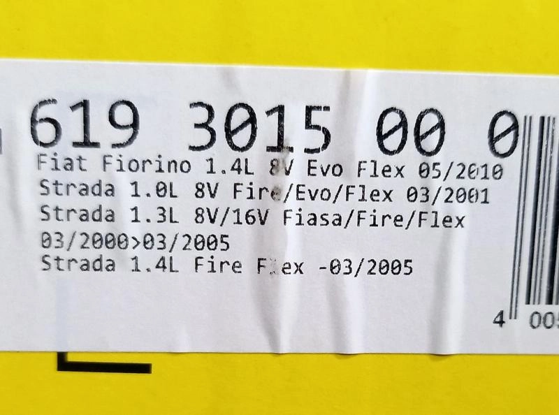 KIT EMBREAGEM FIRE FIAT PALIO/STRADA 1.3/1.4 8V 05/ - IDEA 1.4 06/ - PUNTO 1.4 08/ - MOBI 16/ 190MM
