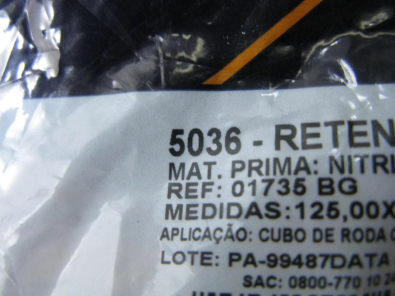 RETENTOR CUBO RODA TRASEIRO 125,00X150,00X15,00MM TRASEIRA MB 1313 ATÉ 2013 ATEGO TODOS FREIO HIDRÁULICO 125X150X15MM