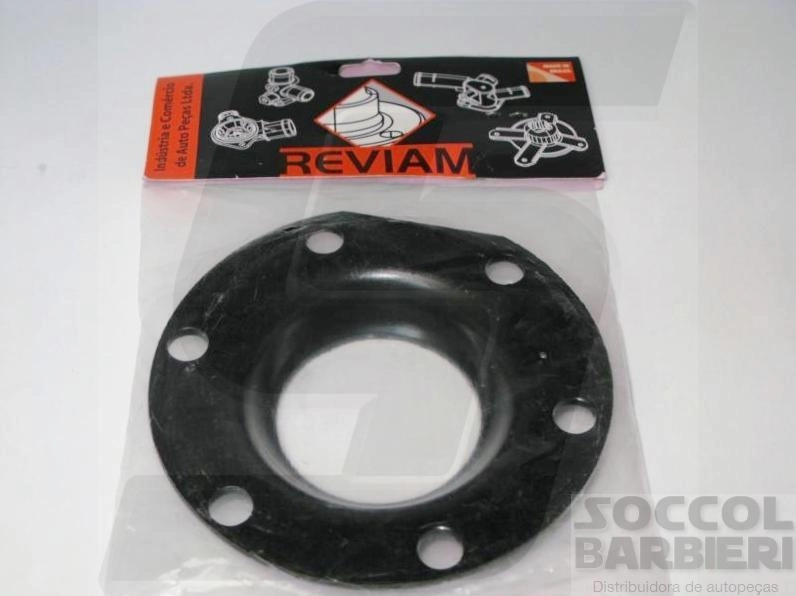 FLANGE SEMI EIXO TRASEIRO - FORD F-100/GALAXIE - WILLYS F-75/JEEP/RURAL - 6 FUROS