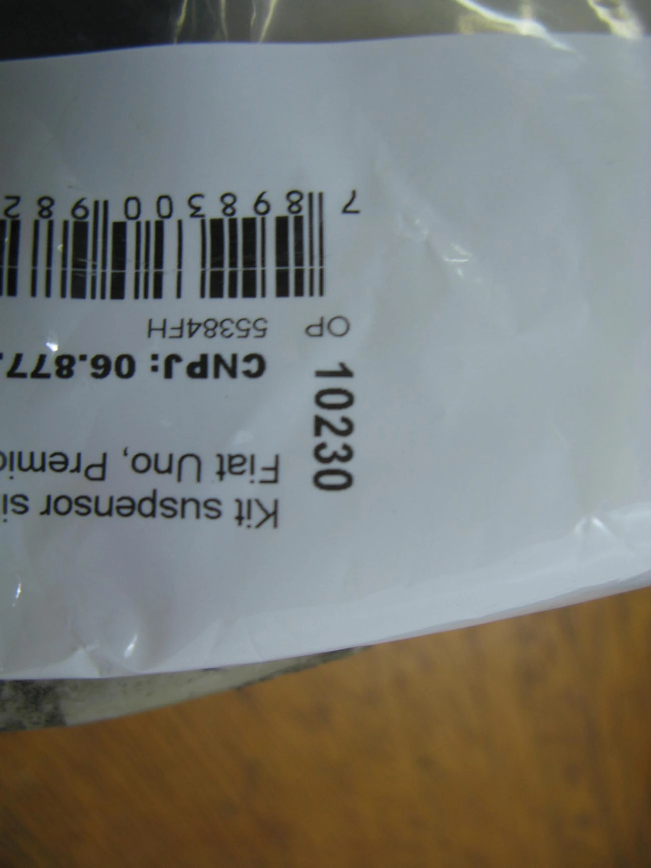 KIT BUCHAS SILENCIOSO CENTRAL COXIM ESCAPAMENTO FIAT UNO/PREMIO/ELBA 1984/2000